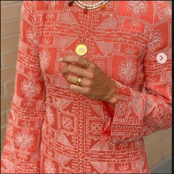 ZARA Long Embroidered Dress S,M - Picture 11 of 16